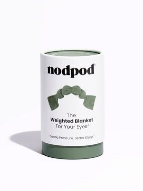 nodpod Weighted Eye Blanket Sleep Mask— Sage NWT